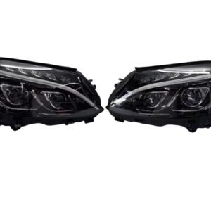 Mercedes w205 double Lens LED HEADLIGHTS LEFT OR RIGHT USED ORIGINAL