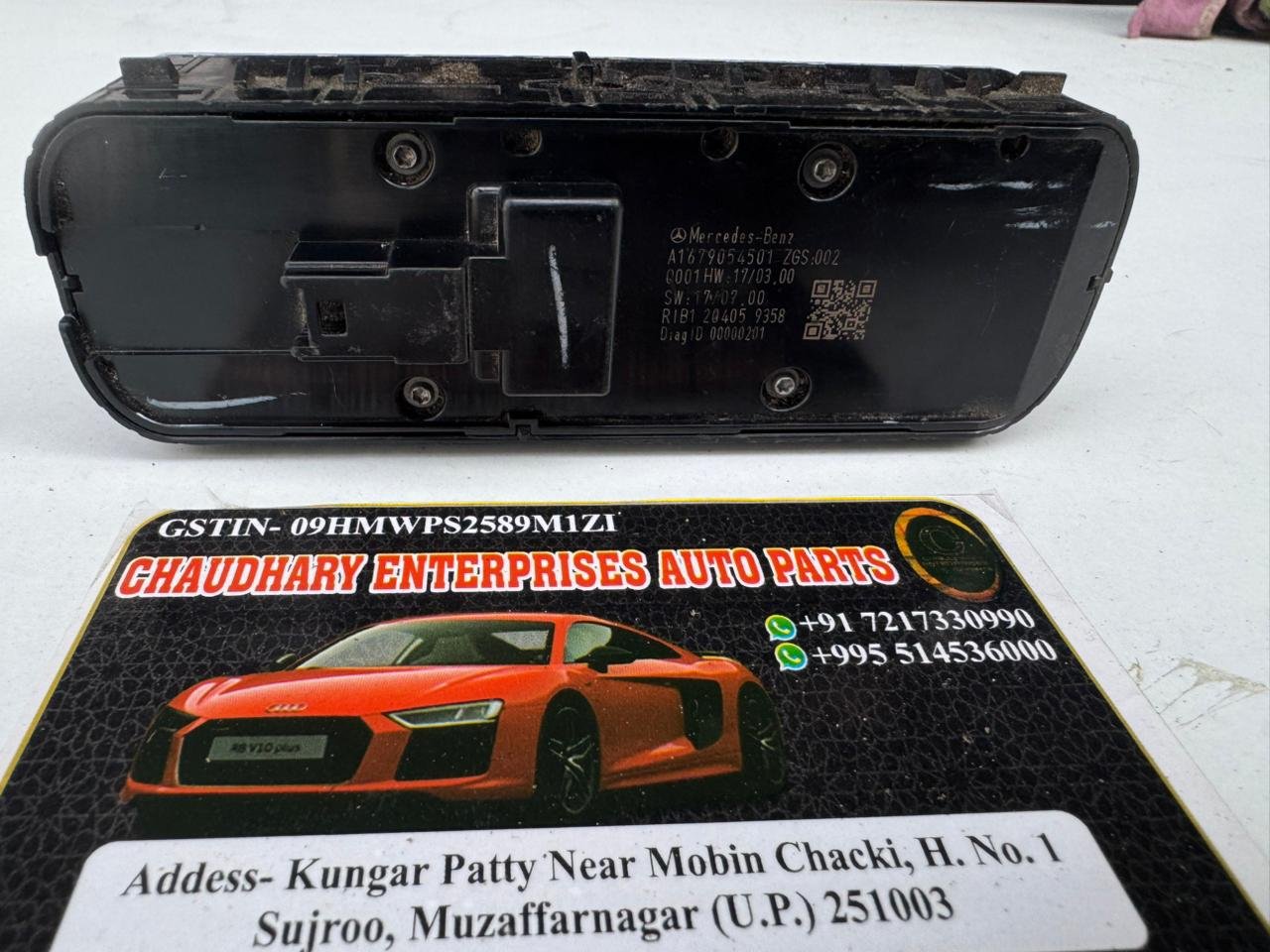 Mercedes-Benz GLS GLE A167 power window switch original - Image 2