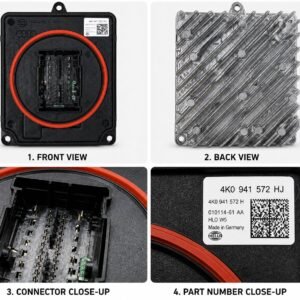 OEM Audi A4 A5 Q2 Q5 S4 S5 RS4 LED Matrix Headlight Control Module 4K0941572HJ Genuine Hella