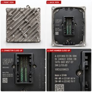 Mercedes S-Class W223 Headlight LED Control Module – Genuine OEM